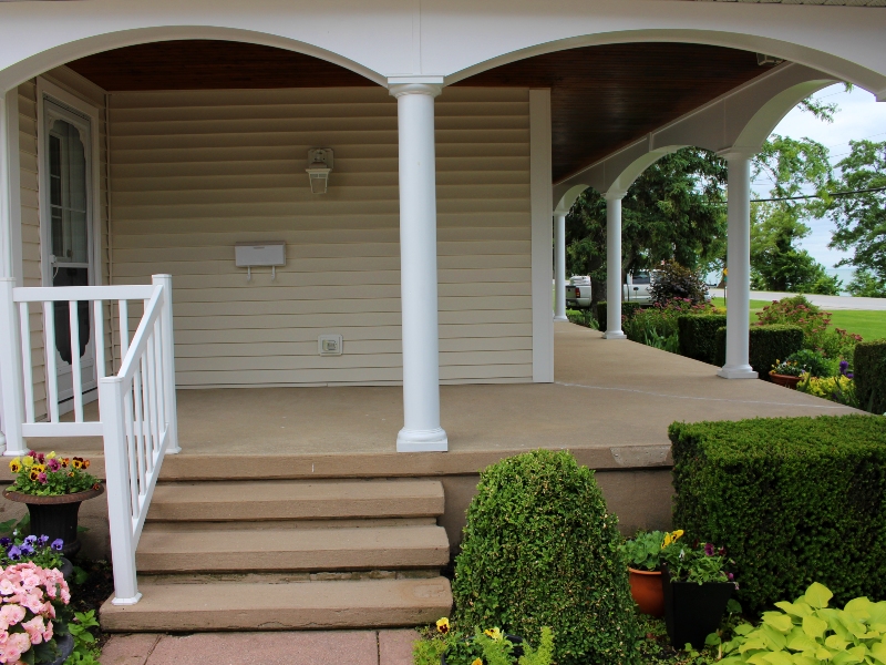Before patio surfacing project